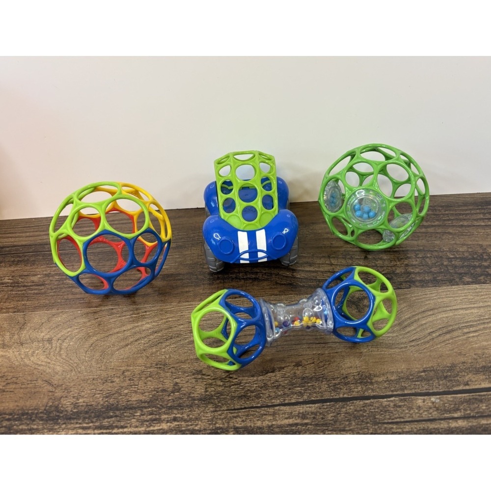 Oball Go Gripper Baby Lot Easy Grip Toys Car Ball Rattle Toy